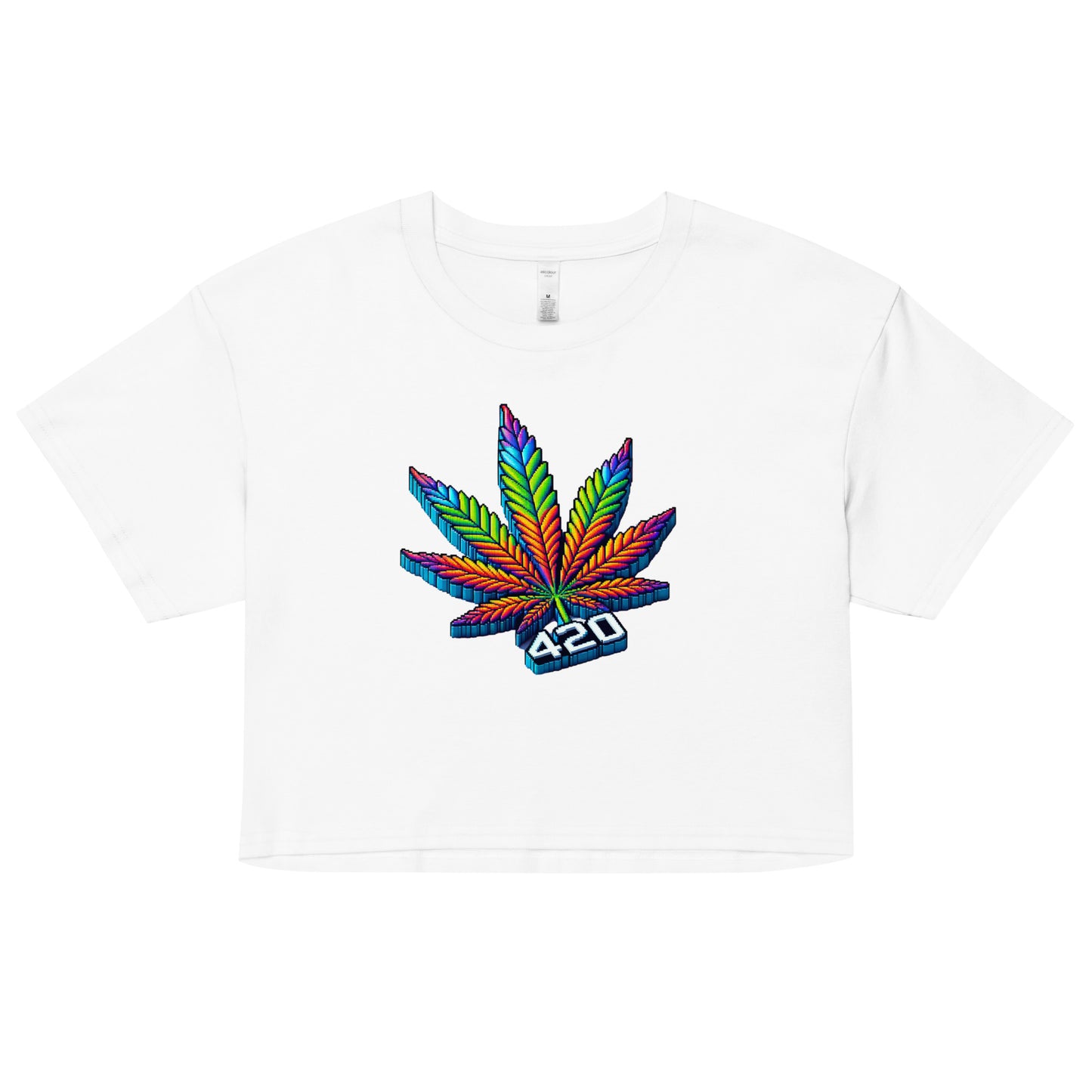 420 Weed Life High Times Women’s crop top